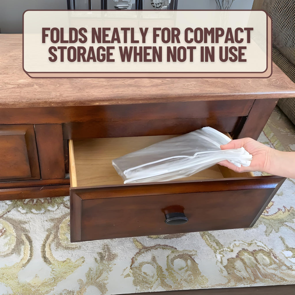 Evelots Dining Room Chair Protector-Clear-No Dust/Spill/Pet Hair/Pet Claws