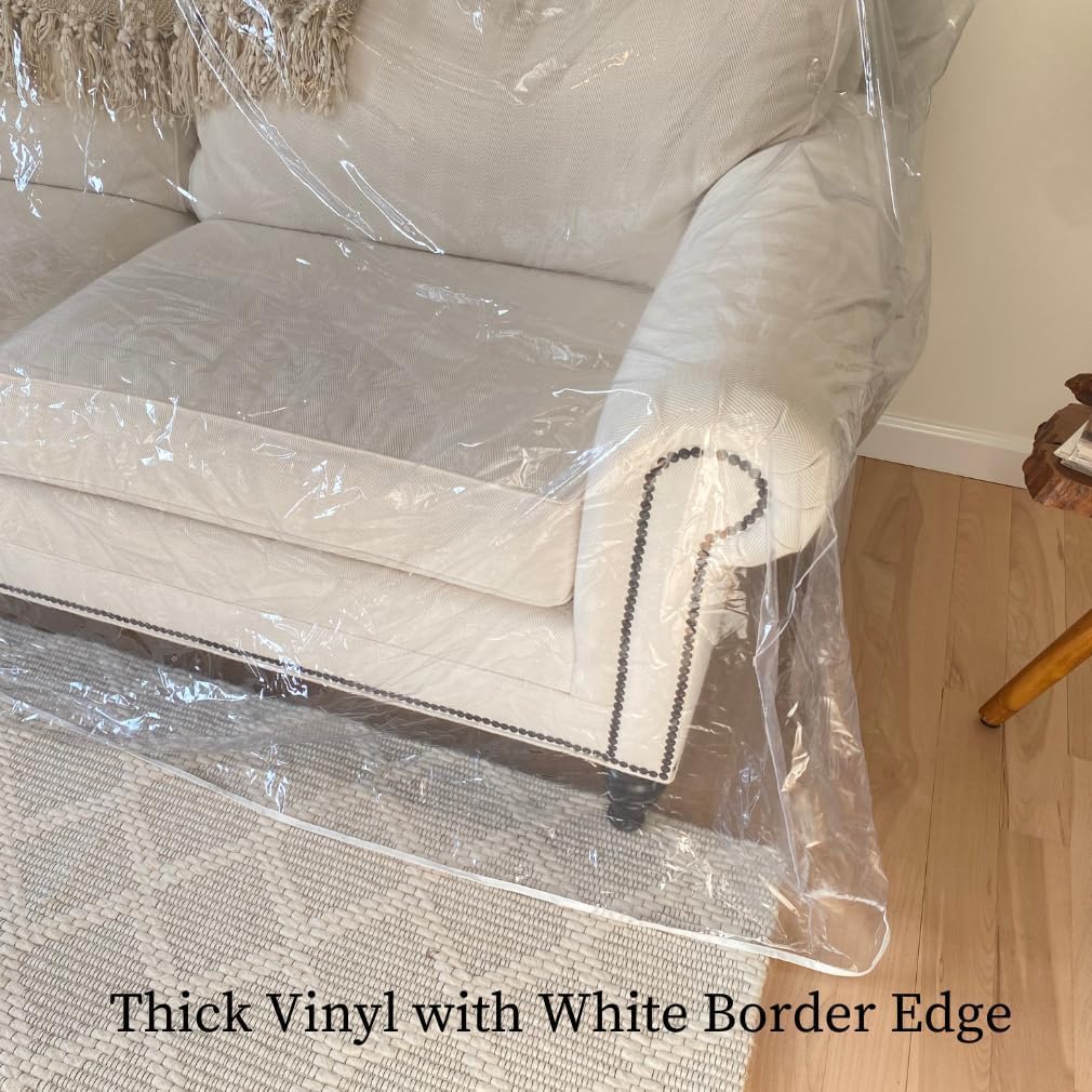 Evelots Dining Room Chair Protector-Clear-No Dust/Spill/Pet Hair/Pet Claws