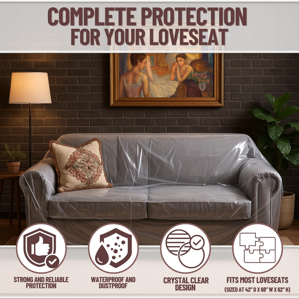 Evelots Dining Room Chair Protector-Clear-No Dust/Spill/Pet Hair/Pet Claws