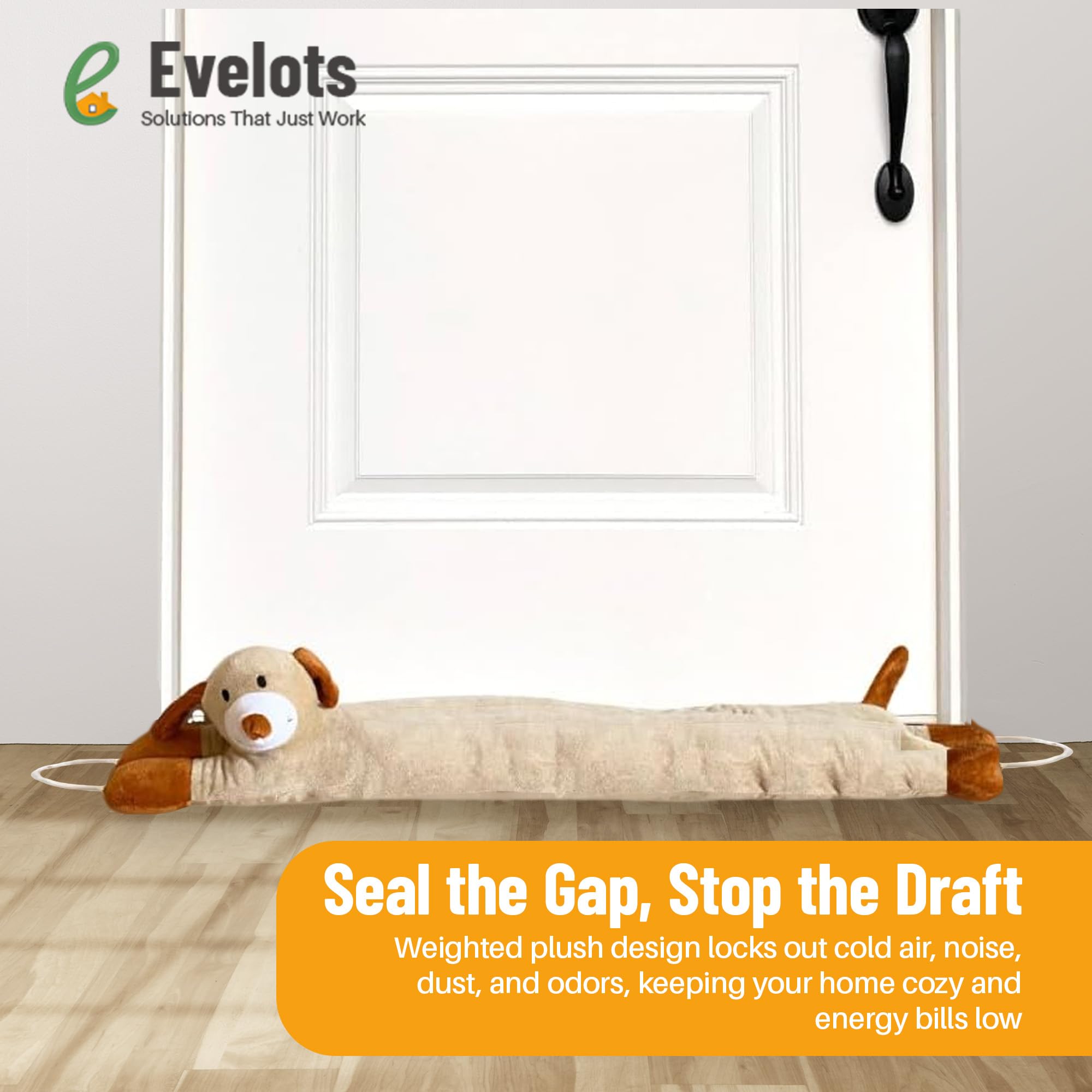 Evelots CAT/Dog Door Window Draft Stopper-38 -No Noise/Cold Air-Keep Heat in