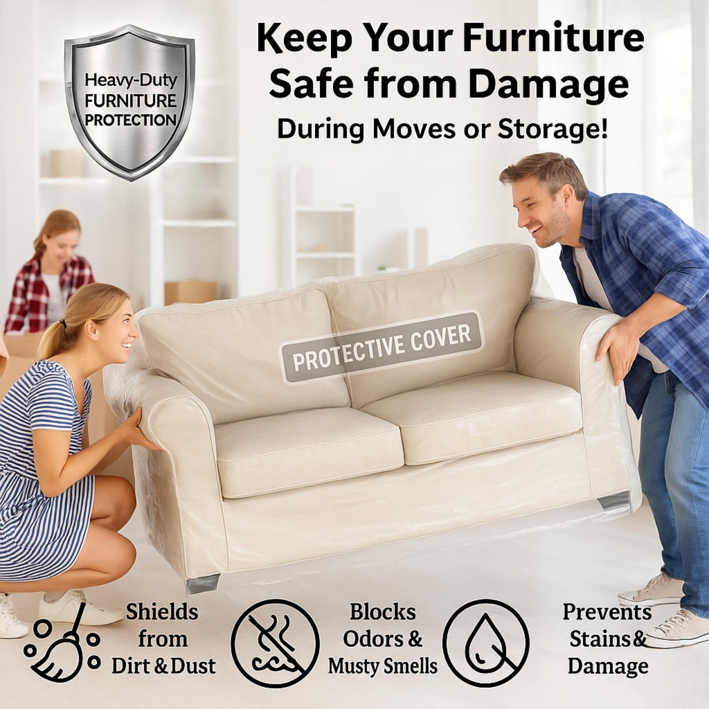 Evelots Dining Room Chair Protector-Clear-No Dust/Spill/Pet Hair/Pet Claws