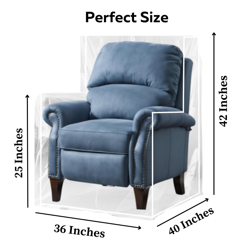 Evelots Dining Room Chair Protector-Clear-No Dust/Spill/Pet Hair/Pet Claws