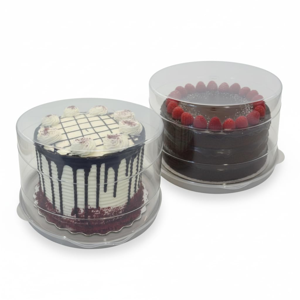 Evelots Cake Container Set, 2 Pieces