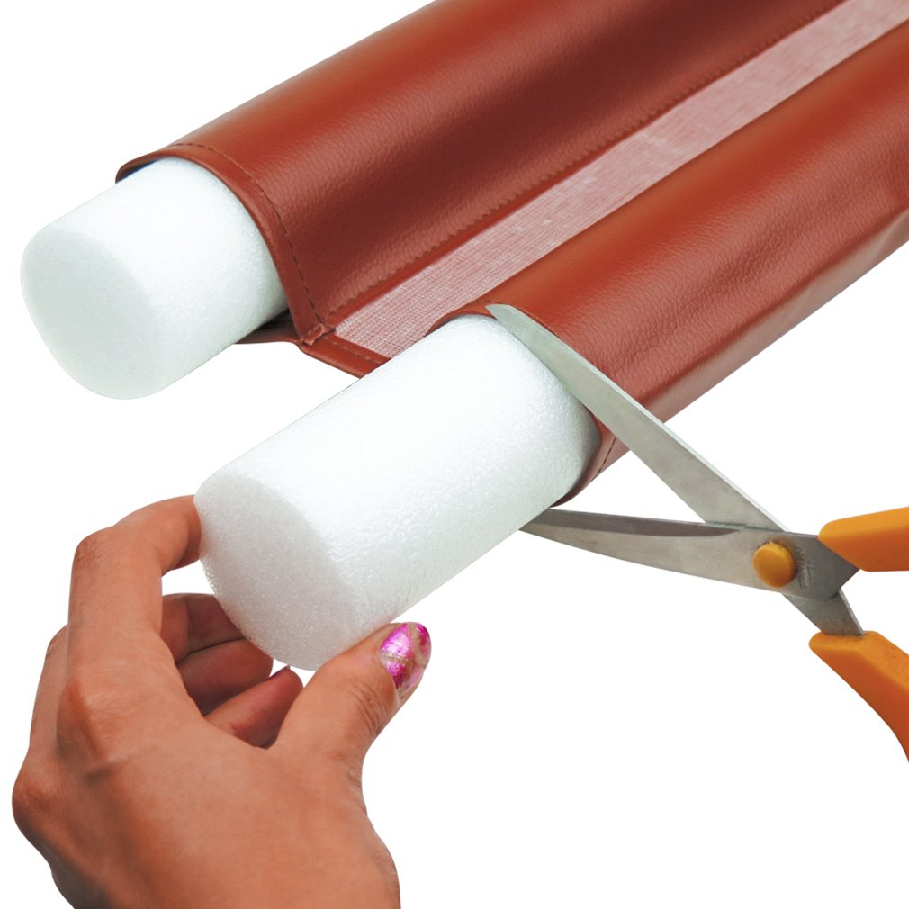 Evelots Draft Stopper - Cold Air Draft Blocker - Dust/Noise Stopper - Double Sided -No Repositioning- Cooler Home - up to 36 Inch - Save Energy