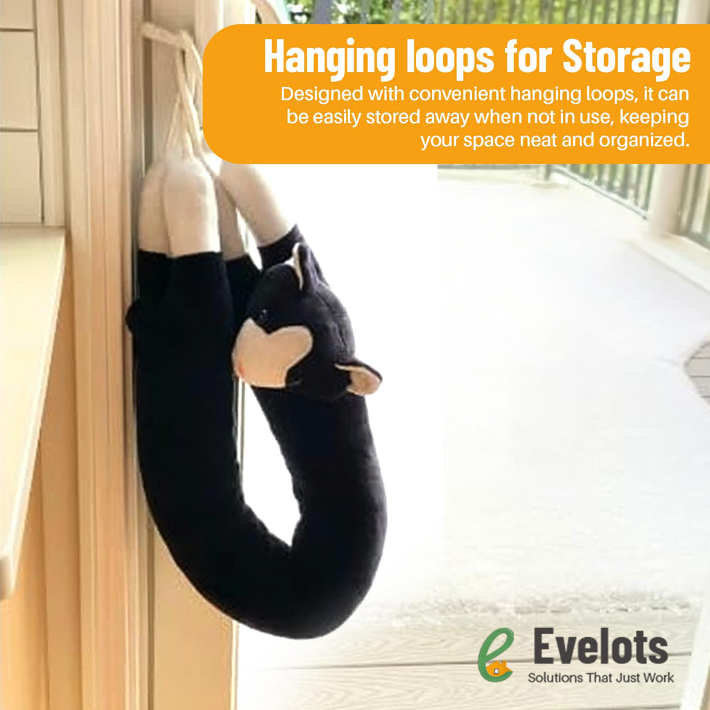 Evelots CAT/Dog Door Window Draft Stopper-38 -No Noise/Cold Air-Keep Heat in