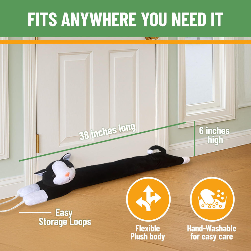 Evelots CAT/Dog Door Window Draft Stopper-38 -No Noise/Cold Air-Keep Heat in