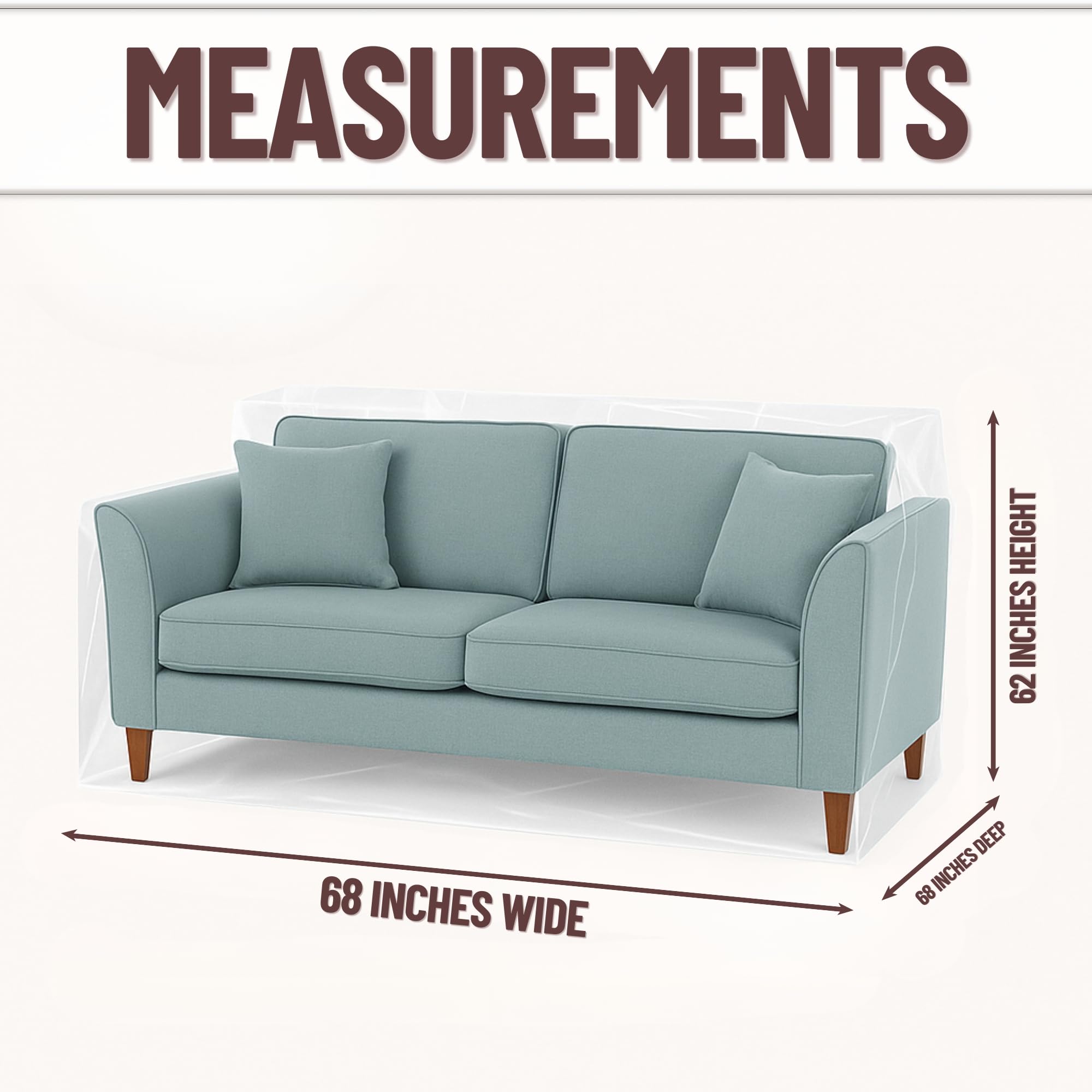 Evelots Dining Room Chair Protector-Clear-No Dust/Spill/Pet Hair/Pet Claws