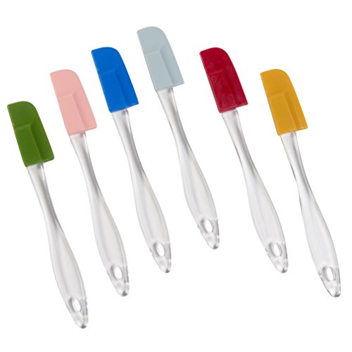 Evelots Mini Spatulas-Silicone-BPA Free-Cooking/Baking-Up to 446 Degrees