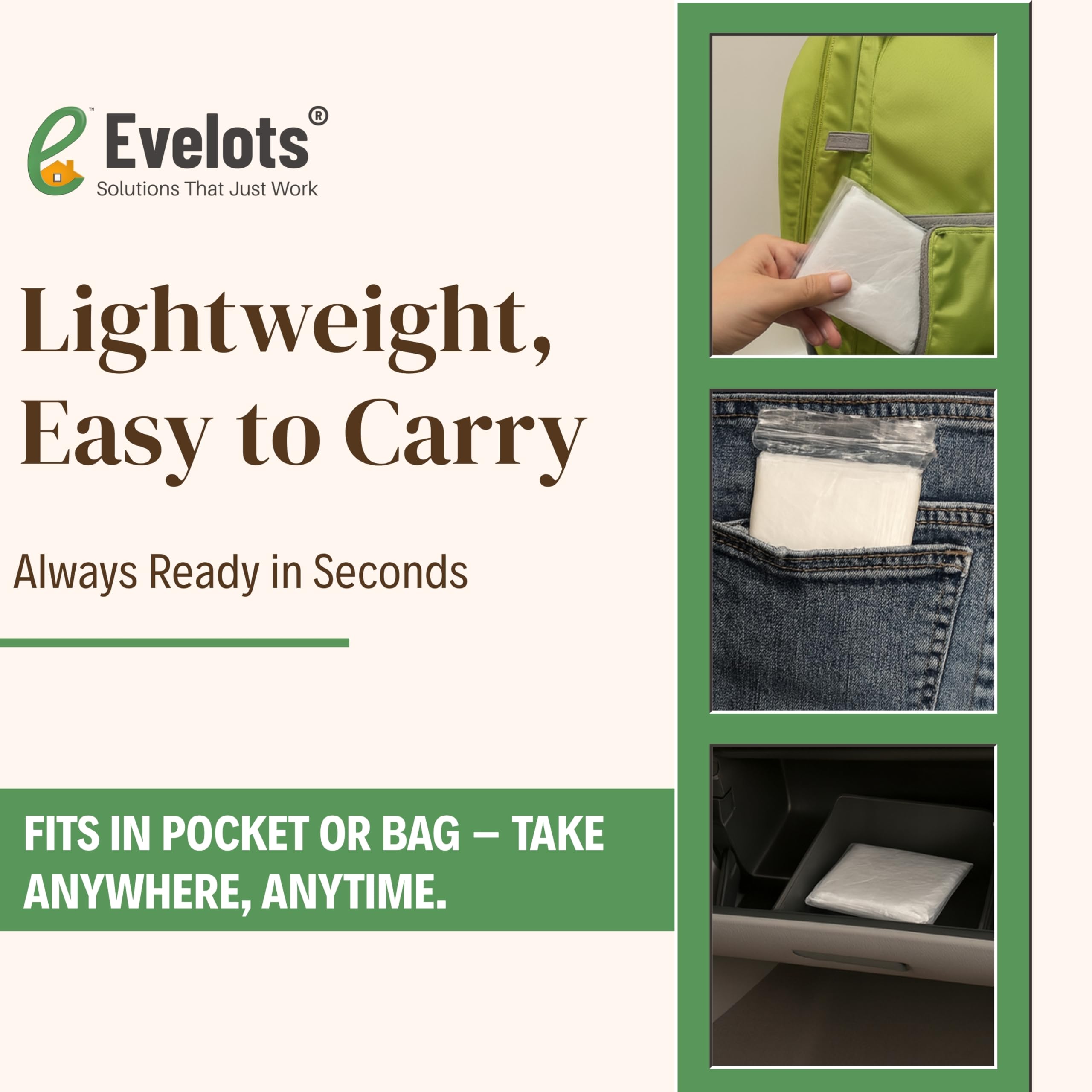 Evelots Rain Poncho for Adults - Disposable Raincoats with Hood -20 or 40 Pack, Unisex, Durable Thick Clear Plastic