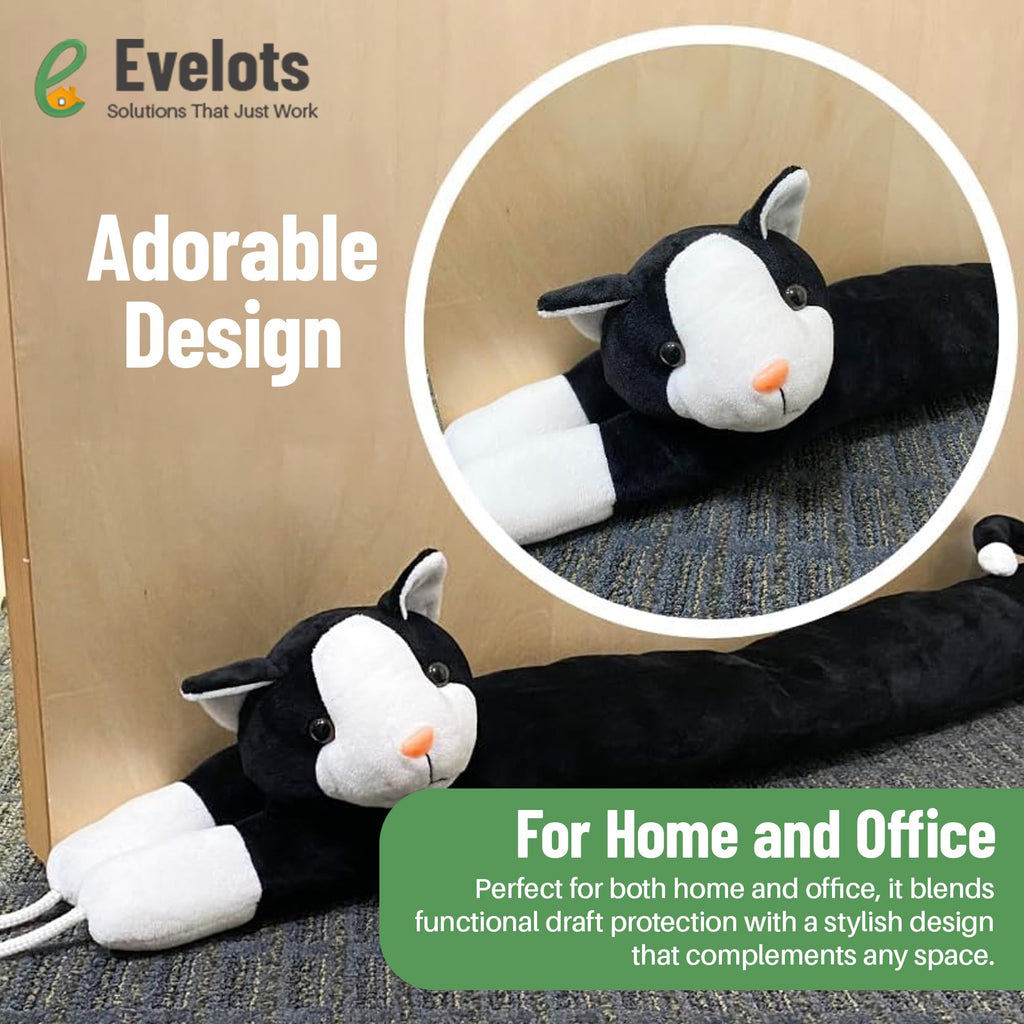 Evelots CAT/Dog Door Window Draft Stopper-38 -No Noise/Cold Air-Keep Heat in