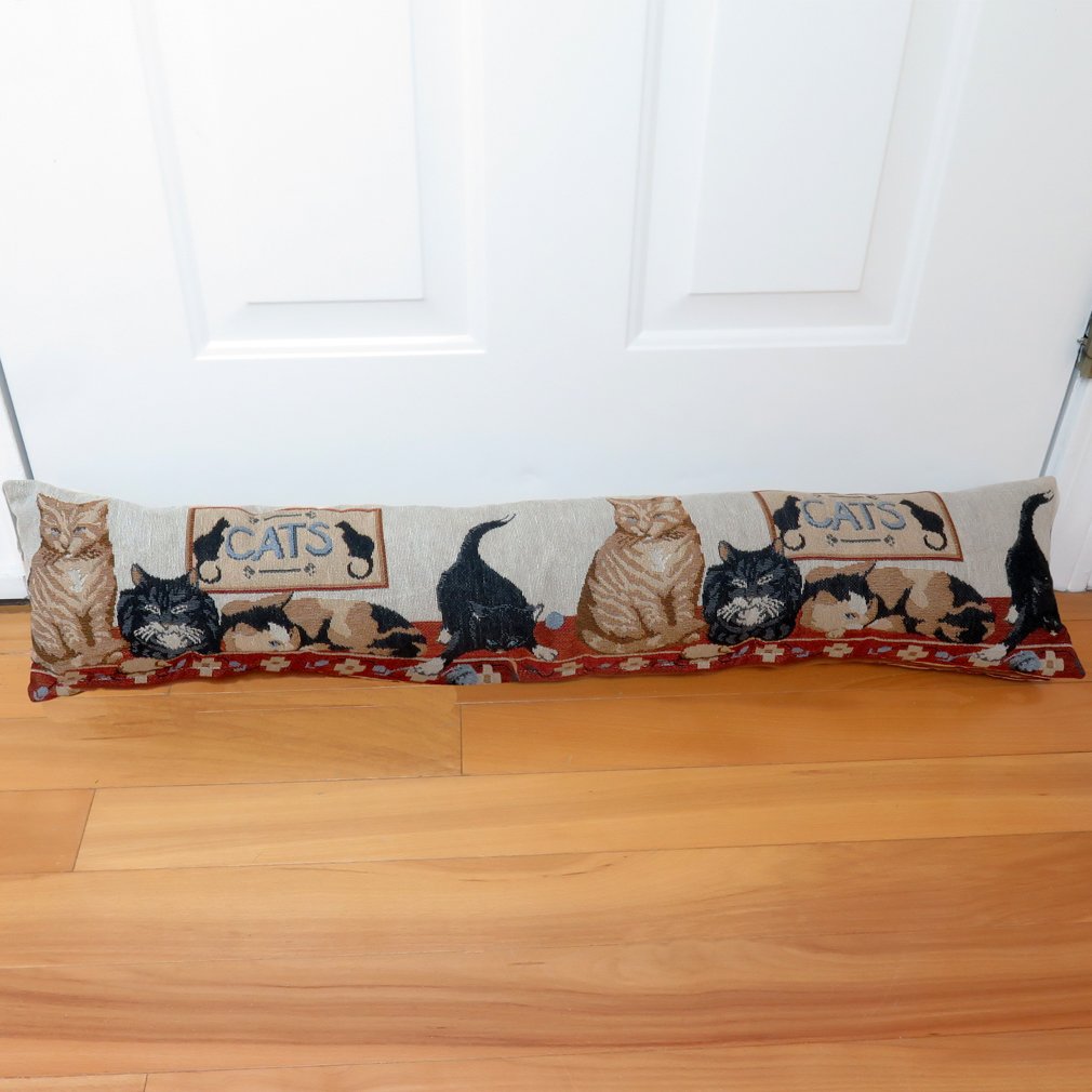 Evelots Cat Door Window Draft Stopper-Stop Cold Air,Dust,Noise-38 inches